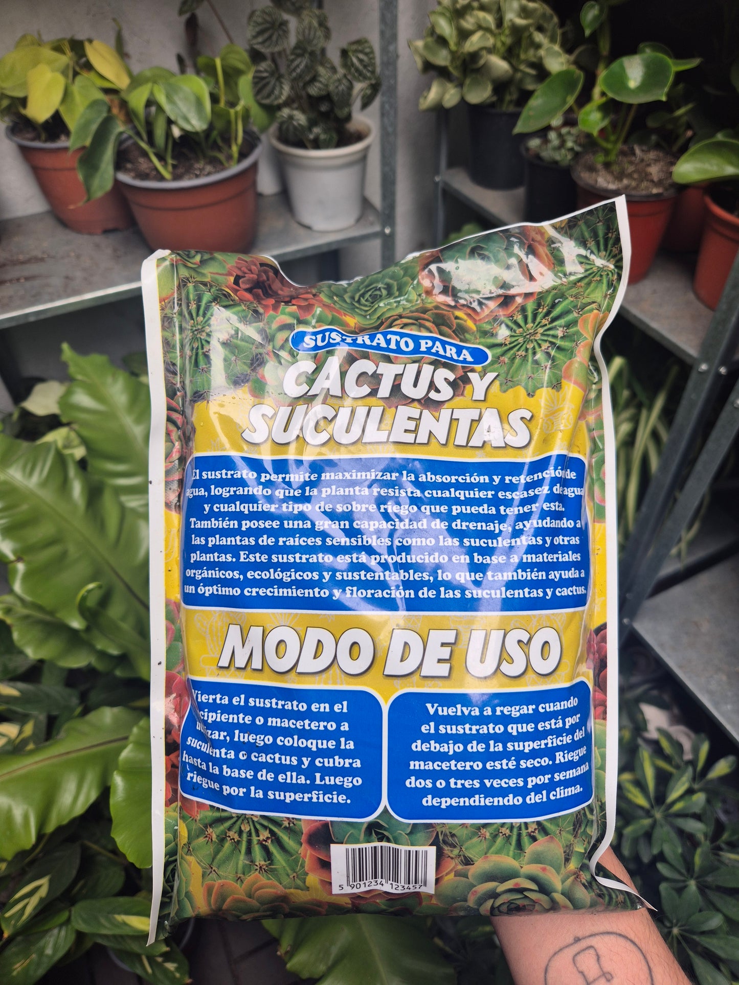 Sustrato para cactus y suculentas 2.5 L